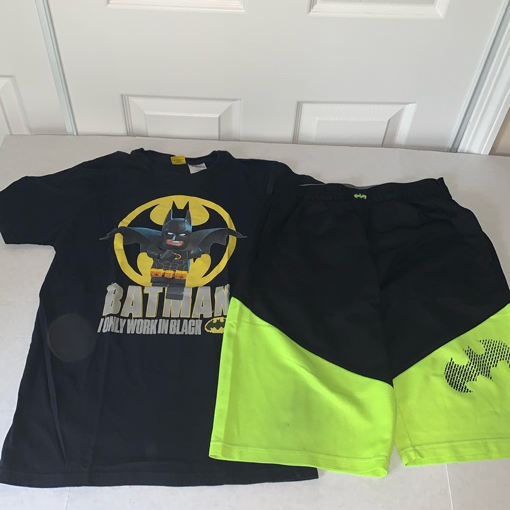 Barman, kids clothes, black and yellow neon, size XL( 14/16)